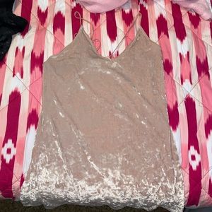 Express silk slip dress